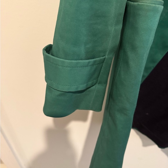 Ann Taylor Green lined Trench Coat - Picture 2 of 3